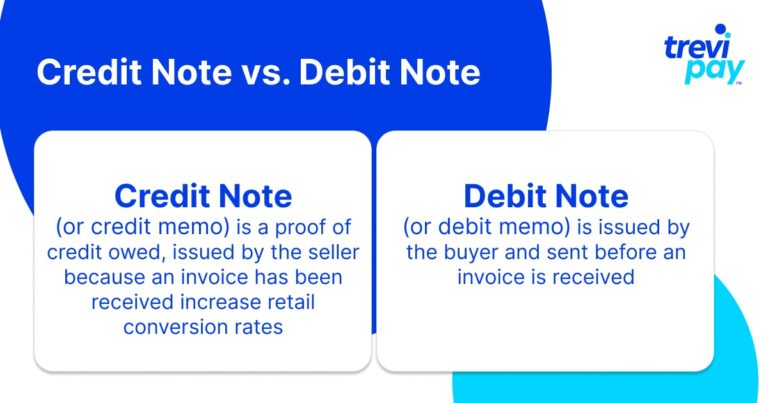 What Is A Credit Note How Does It Work TreviPay