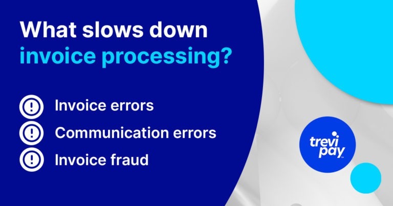 What slows down invoice processing? Invoice errors, communication errors, and invoice fraud