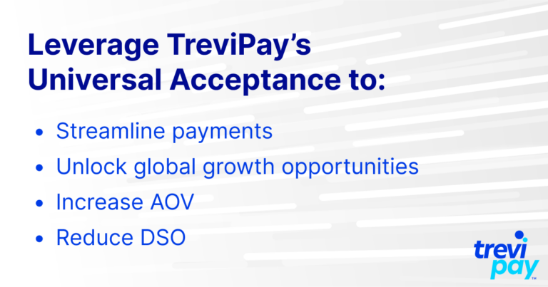 TreviPay Universal Acceptance Benefits image